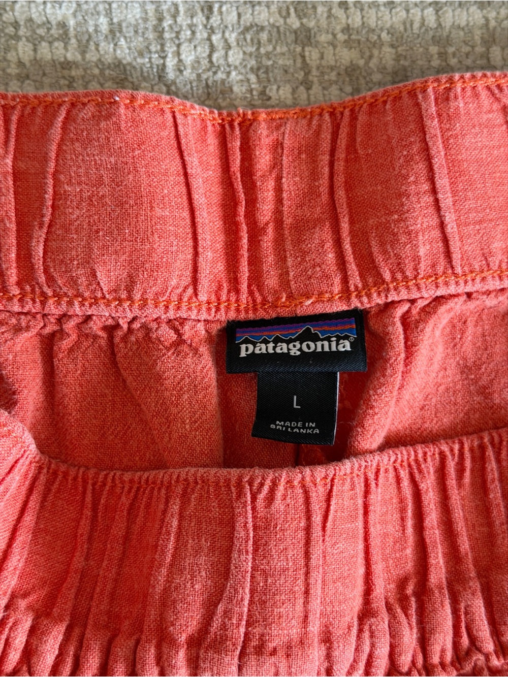 Patagonia Coral Elastic-Waist Athletic Shorts - Picture 3 of 3